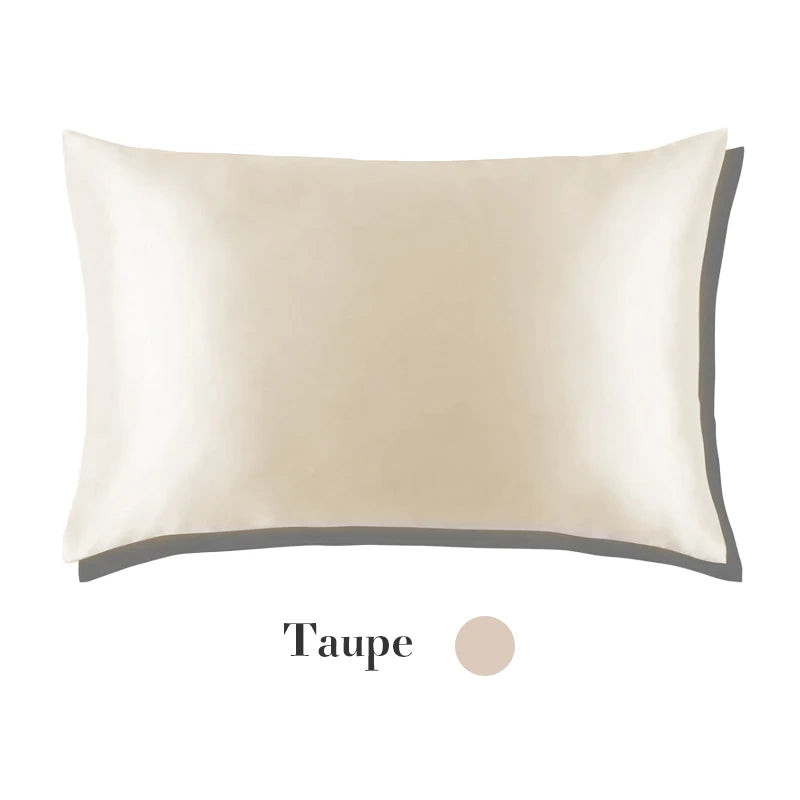 22 Momme 100% Natural Mulberry Silk Pillowcase With OEKO-TEX Front in Real Silk & Back in Lenzing Tencel Fabric,Silk Pillow Case